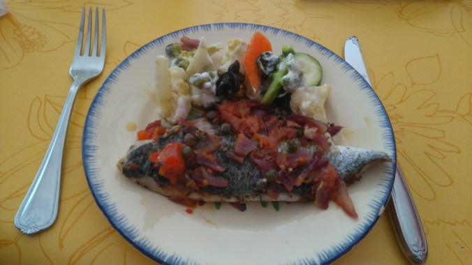 Filet daurade et lègumes Wok